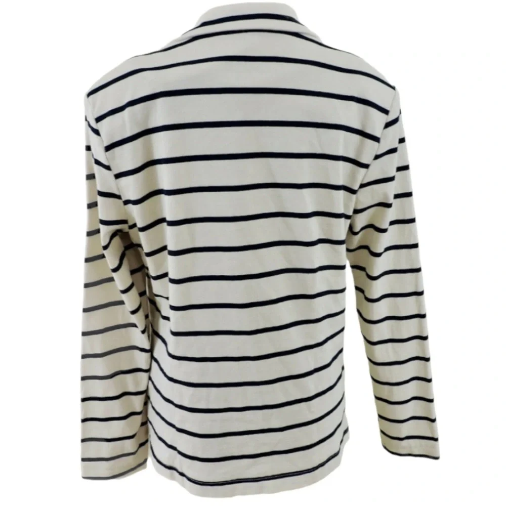 J. McLaughlin Blazer Cream+Navy (M) - Picture 8 of 9